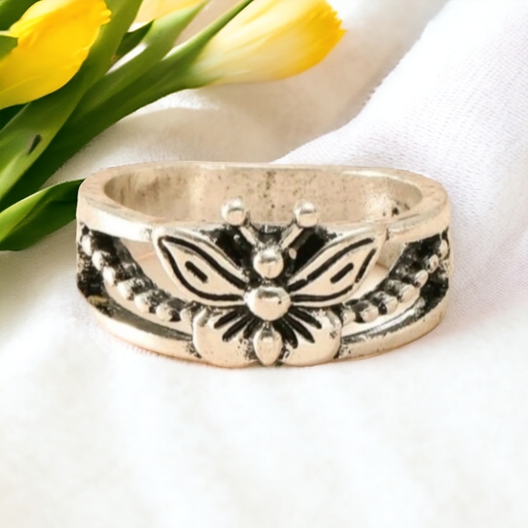 Anthropologie Jewelry - Butterfly sterling silver ring